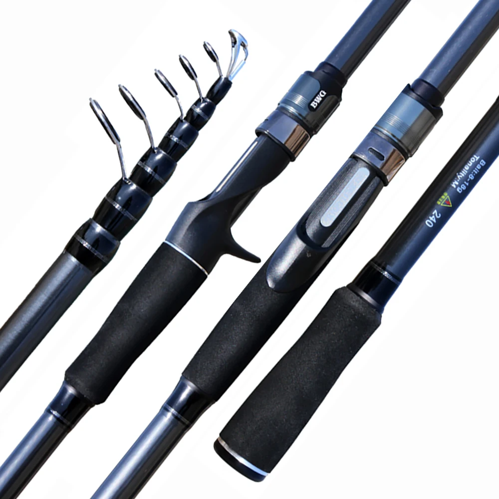 1.8m-3.0m Ultralight Carbon Fi - Fishing Rod Surf reseña y precio