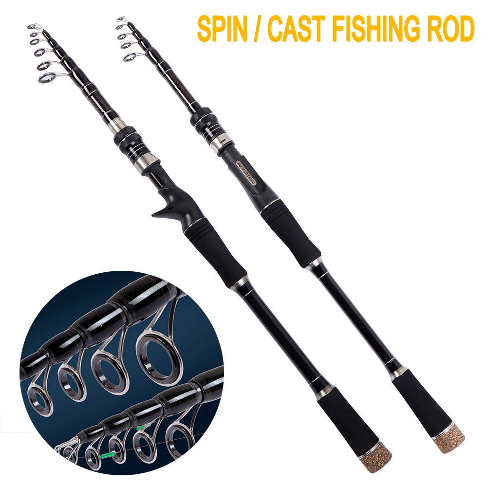 1.8m-3.0m Ultralight Carbon Fi - Fishing Rod Surf reseña y precio