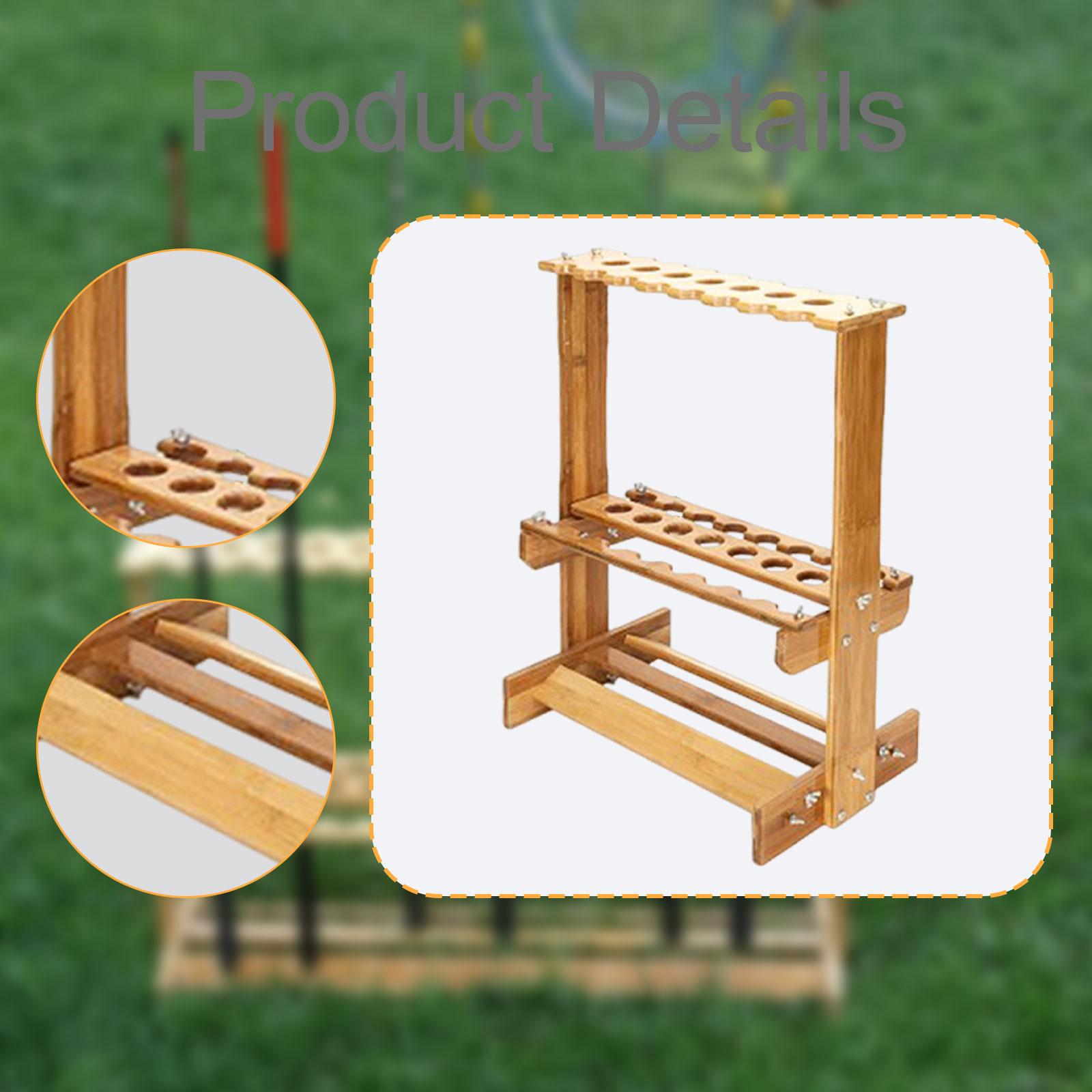 Fishing Rod Storage Rack Bambo - Fishing Rod Rack reseña y precio