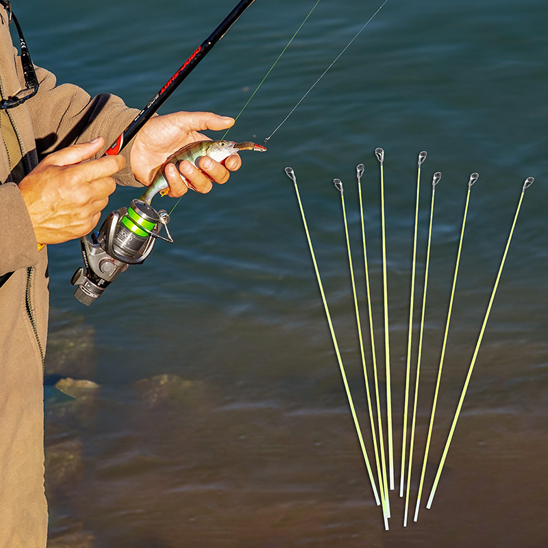 5Pcs 42CM Boat/Raft Rod Tip Sp - Fishing Rod Tip Replacement reseña y precio