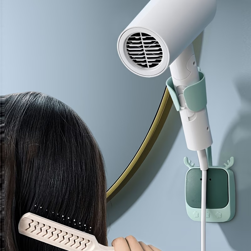 Extended hair dryer stand with - Fishing Rod Holder reseña y precio