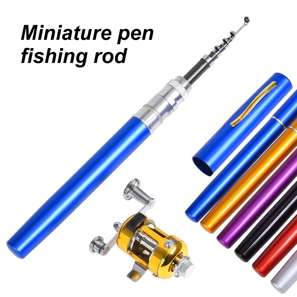 Mini portable steel pen fishin - Fishing Rod Case reseña y precio