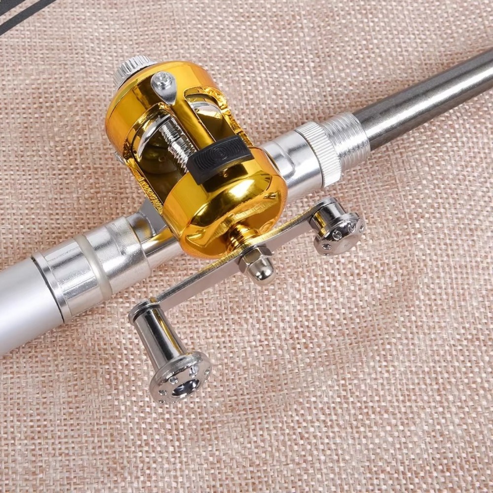 Mini portable steel pen fishin - Fishing Rod Case reseña y precio