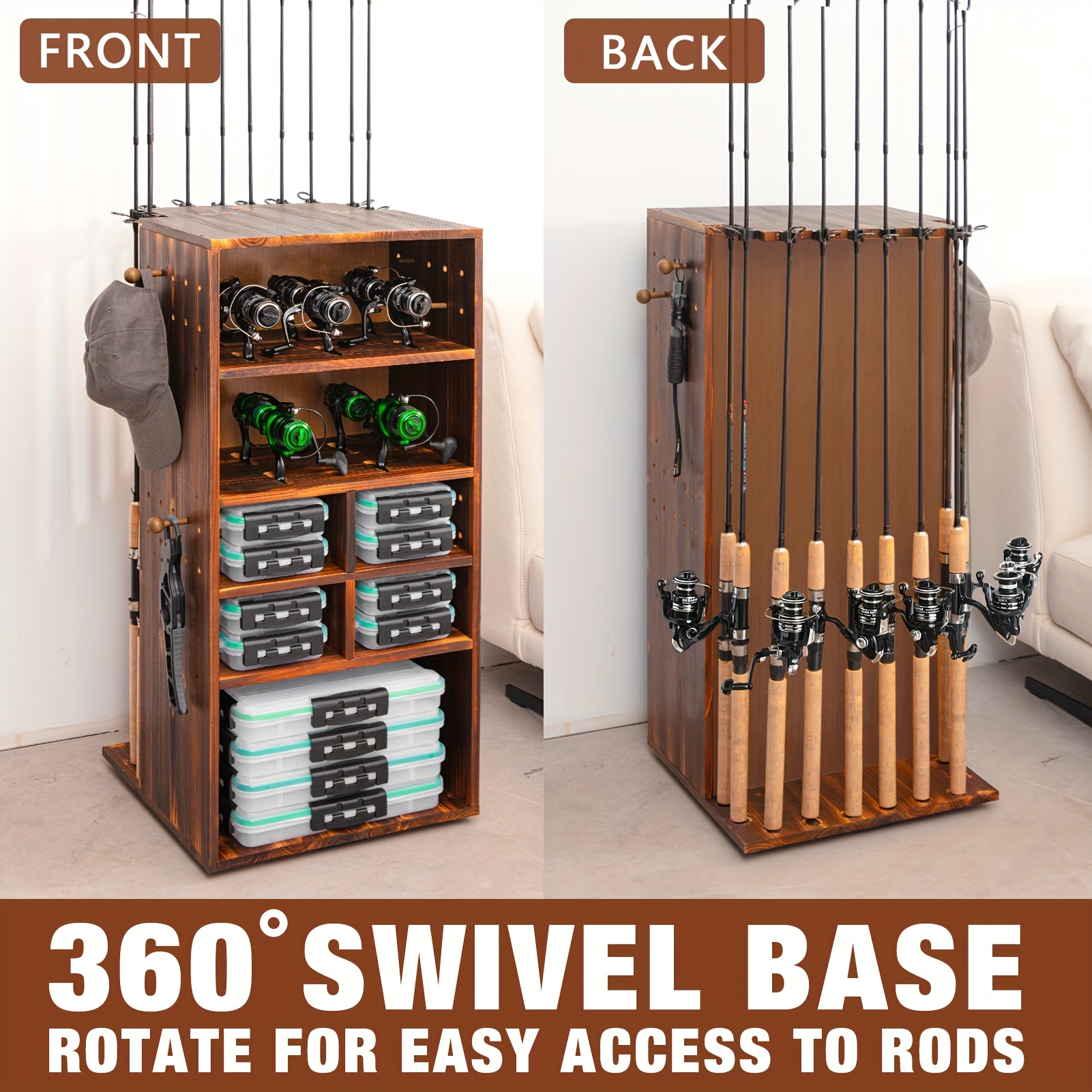 Ghosthorn Fishing Rod Holders  - Fishing Rod Rack reseña y precio