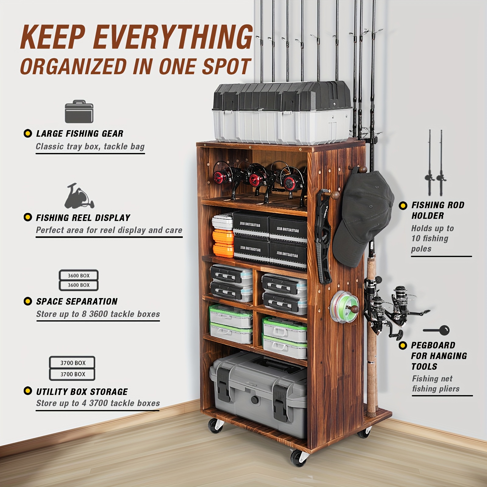 Ghosthorn Fishing Rod Holders  - Fishing Rod Rack reseña y precio
