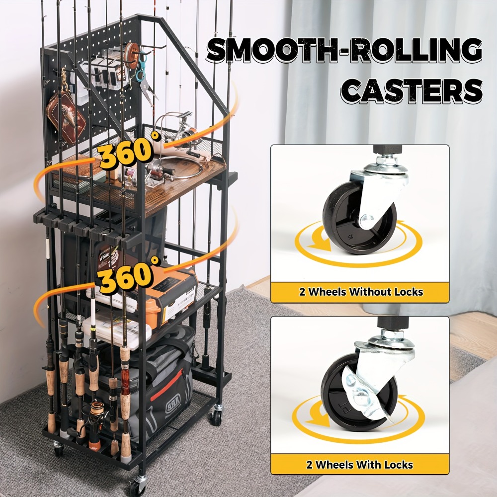 Fishing Rod Holders for Garage - Fishing Rod Case reseña y precio