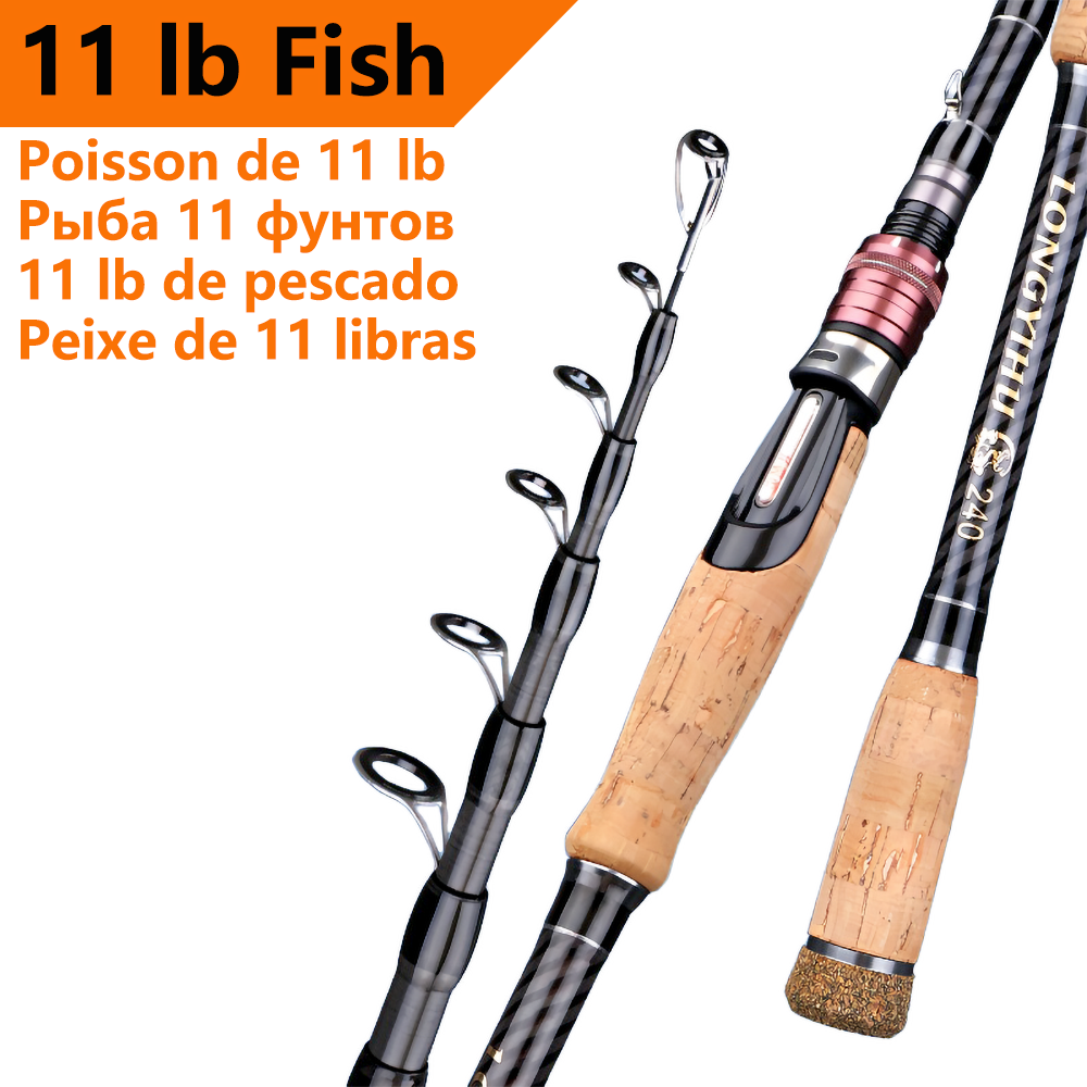 11 Pound Fishing Rod,Carbon Fi - Fishing Rod Surf reseña y precio