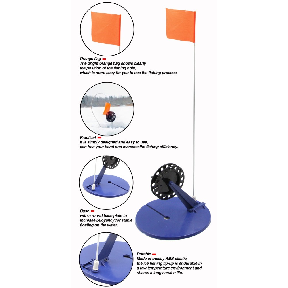 1PC Automatic Ice Fishing Plat - Fishing Rod Ice reseña y precio