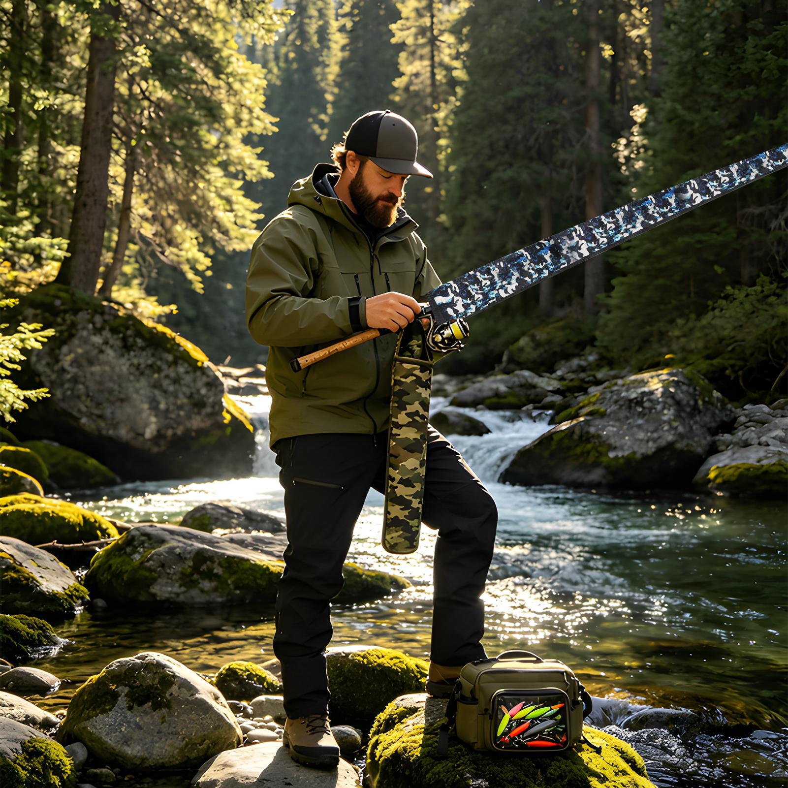 Fishing Rod Sleeve Adjustable  - Fishing Rod Casting reseña y precio