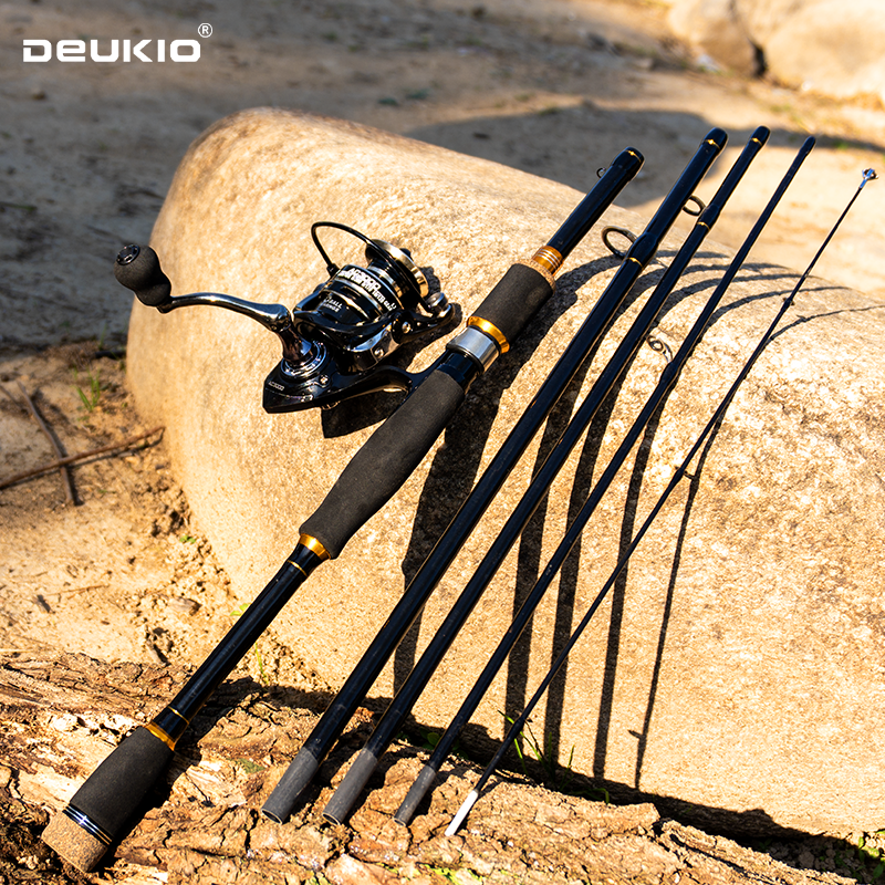 DEUKIO Fishing Rod Reel Combo  - Fishing Rod Carbon Fiber reseña y precio