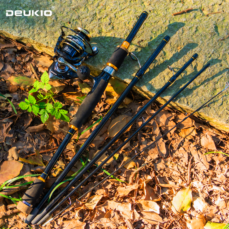 DEUKIO Fishing Rod Reel Combo  - Fishing Rod Carbon Fiber reseña y precio