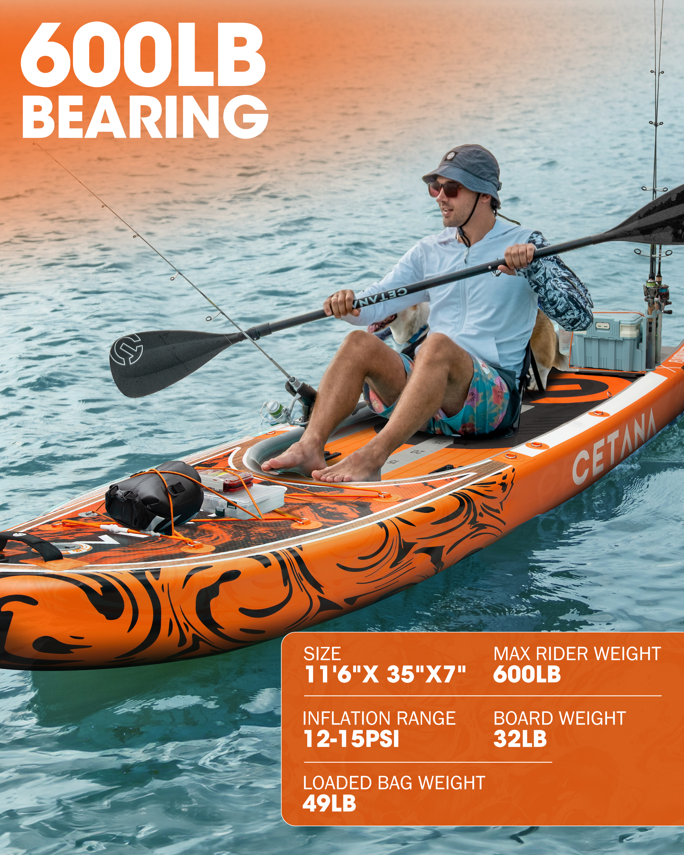 China Factory Inflatable Boat  - Fishing Rod Holder reseña y precio
