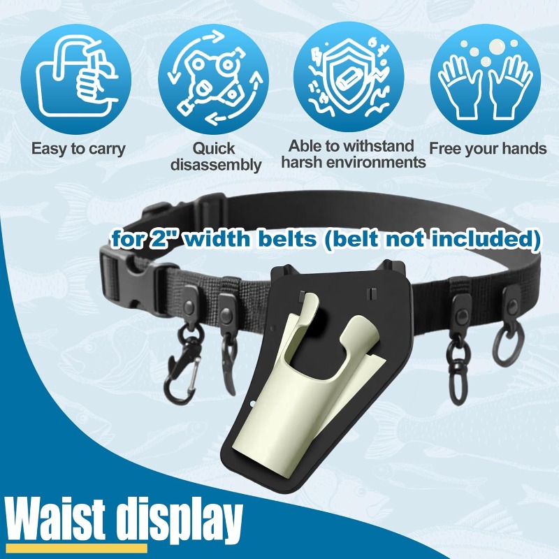 1PC Outdoor Fishing Rod Waist  - Fishing Rod Fly reseña y precio