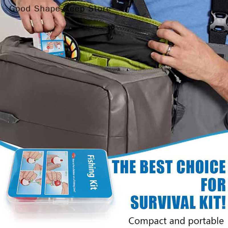 24Pcs Emergency Fishing Kit Po - Fishing Rod Case reseña y precio